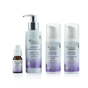 ערכה להקלה בפצעונים - לעור שומני ורגיש